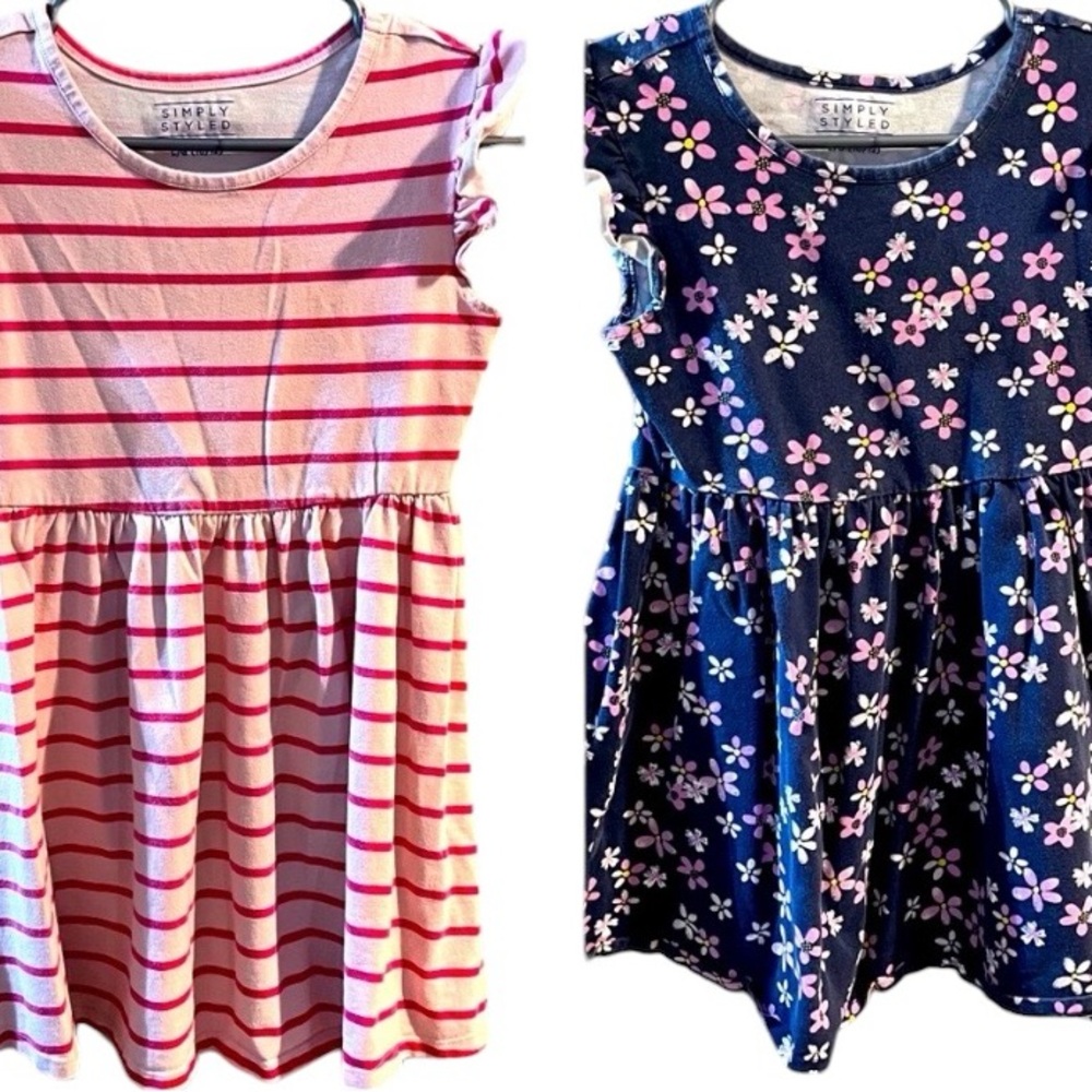 Simply Styled Dresses Sleeveless Ruffle Size 10/12 2-pack